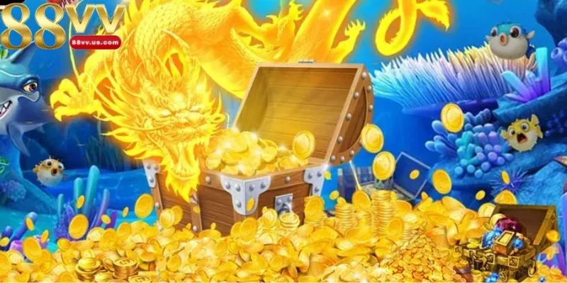 Bắn cá Rồng Vàng nổi bật tại nhà cái 88VV