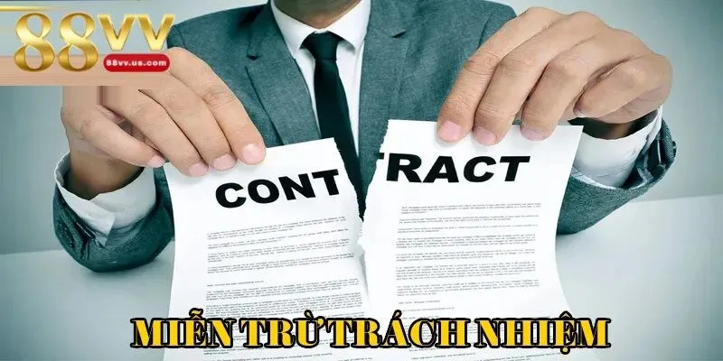 Miễn trách nhiệm với các trường hợp xảy ra do kết nối internet