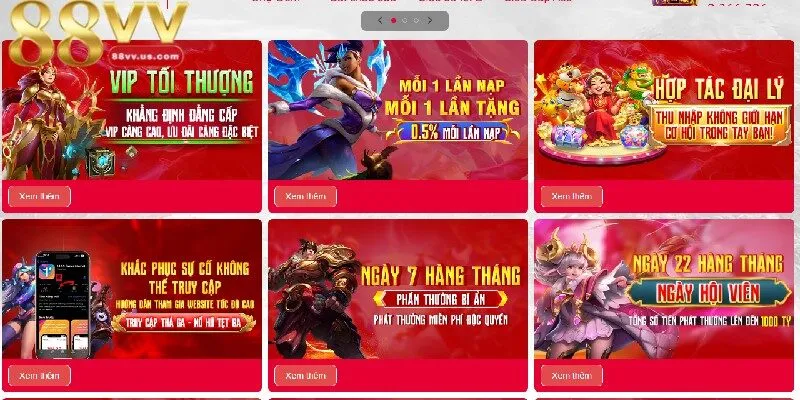 Những chương trình được nhà cái cập nhật thường xuyên